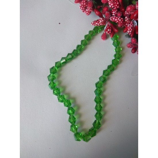 Бусины стеклянные Биконе 6 мм №25В, цена за 25 шт